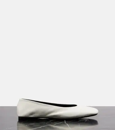 The Row Square leather ballet flats | Thumbnail 3