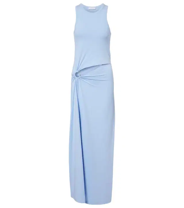 Rabanne Cutout cotton-blend maxi dress