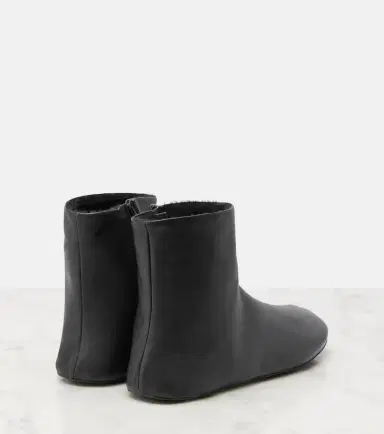 The Row Stella shearling-lined leather ankle boots | Thumbnail 2