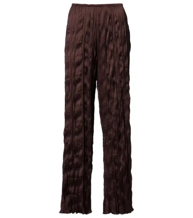 Staud Nami plissé wide-leg pants
