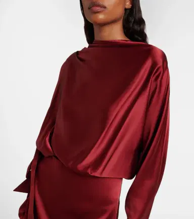 Staud Phoebe silk-blend satin minidress | Thumbnail 2
