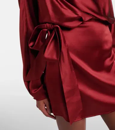 Staud Phoebe silk-blend satin minidress | Thumbnail 5