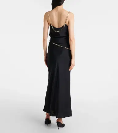 Rabanne Chain-detail maxi skirt | Thumbnail 4 Rabanne Chain-detail maxi skirt | Thumbnail 4