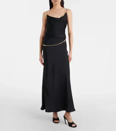 Rabanne Chain-detail maxi skirt | Thumbnail 5 Rabanne Chain-detail maxi skirt | Thumbnail 5