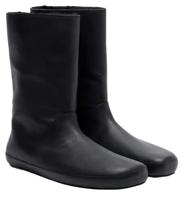 The Row Toni shearling-lined leather ankle boots
