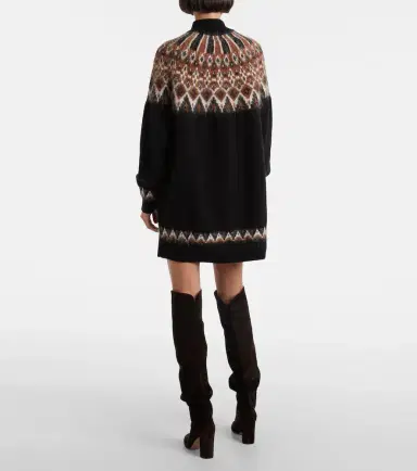 Staud Liza Fair Isle wool-blend sweater dress | Thumbnail 2 Staud Liza Fair Isle wool-blend sweater dress | Thumbnail 2