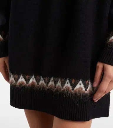 Staud Liza Fair Isle wool-blend sweater dress | Thumbnail 3 Staud Liza Fair Isle wool-blend sweater dress | Thumbnail 3