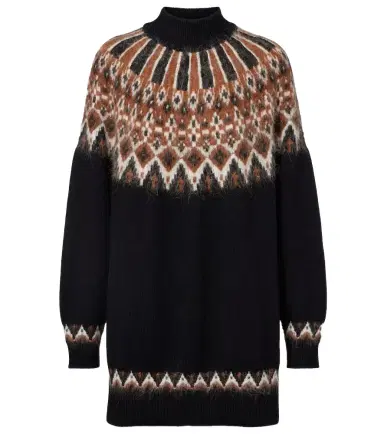 Staud Liza Fair Isle wool-blend sweater dress | Thumbnail 1 Staud Liza Fair Isle wool-blend sweater dress | Thumbnail 1