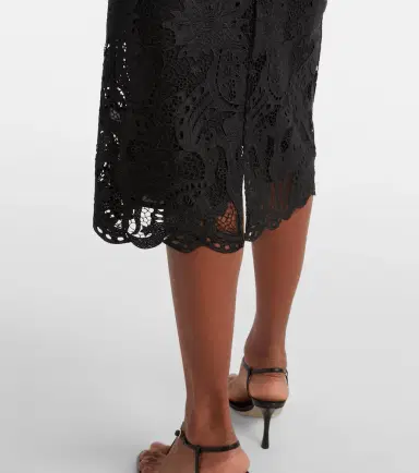 Staud Rosaline guipure lace cocktail dress | Thumbnail 3