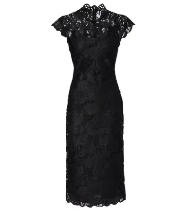 Staud Rosaline guipure lace cocktail dress | Thumbnail 1