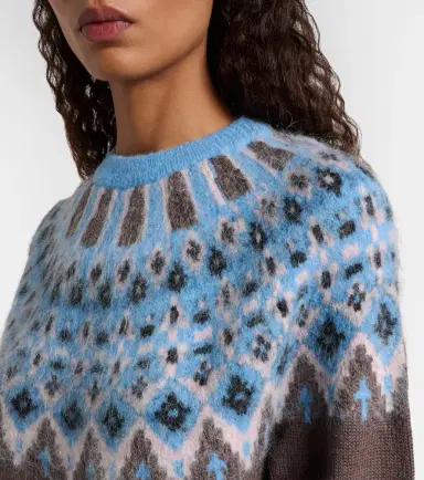 Staud Zane Fair Isle wool-blend sweater | Thumbnail 2