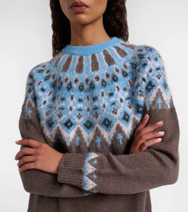 Staud Zane Fair Isle wool-blend sweater | Thumbnail 4