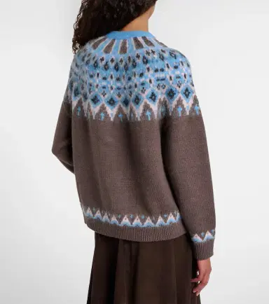 Staud Zane Fair Isle wool-blend sweater | Thumbnail 5