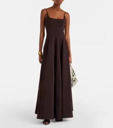 Staud Joy cotton-blend gown | Thumbnail 3 Staud Joy cotton-blend gown | Thumbnail 3