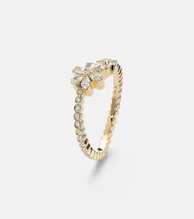 Sophie Bille Brahe Cosmos Fleur 18kt gold ring with diamonds | Thumbnail 2