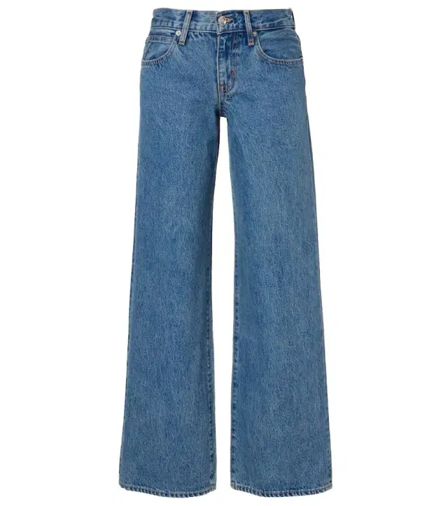 Slvrlake Lexi low-rise wide-leg jeans