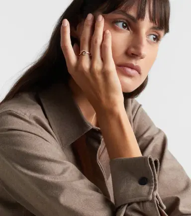 Sophie Bille Brahe Rêve Escargot 18kt gold ring with diamonds | Thumbnail 4