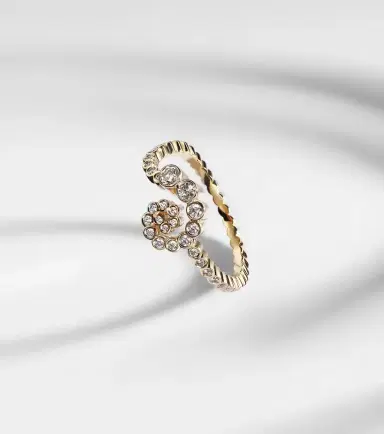 Sophie Bille Brahe Rêve Escargot 18kt gold ring with diamonds | Thumbnail 5