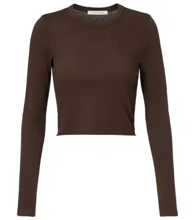 Slvrlake Baby cropped cotton jersey T-shirt | Thumbnail 1
