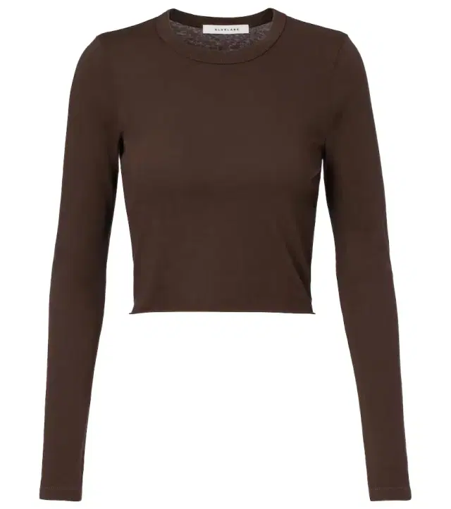 Slvrlake Baby cropped cotton jersey T-shirt