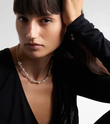 Sophie Bille Brahe Peggy 14kt gold necklace with freshwater pearls | Thumbnail 3 Sophie Bille Brahe Peggy 14kt gold necklace with freshwater pearls | Thumbnail 3