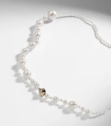 Sophie Bille Brahe Peggy 14kt gold necklace with freshwater pearls | Thumbnail 4 Sophie Bille Brahe Peggy 14kt gold necklace with freshwater pearls | Thumbnail 4