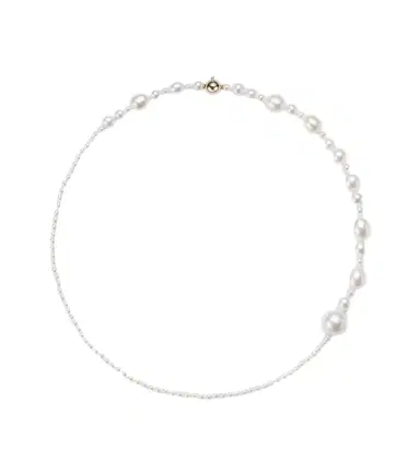 Sophie Bille Brahe Peggy 14kt gold necklace with freshwater pearls | Thumbnail 1 Sophie Bille Brahe Peggy 14kt gold necklace with freshwater pearls | Thumbnail 1