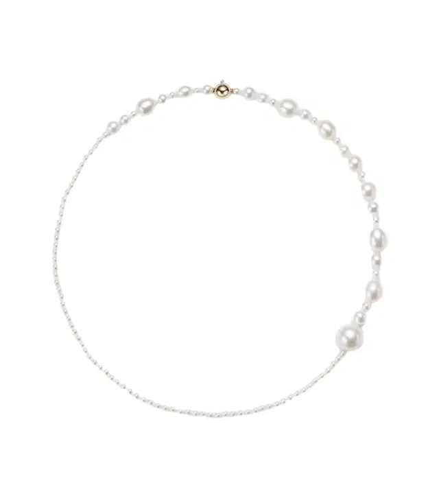 Peggy 14kt gold necklace with freshwater pearls