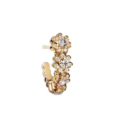 Sophie Bille Brahe Petite Boucle De Fleurs 18kt gold earrings with diamonds | Thumbnail 1 Sophie Bille Brahe Petite Boucle De Fleurs 18kt gold earrings with diamonds | Thumbnail 1