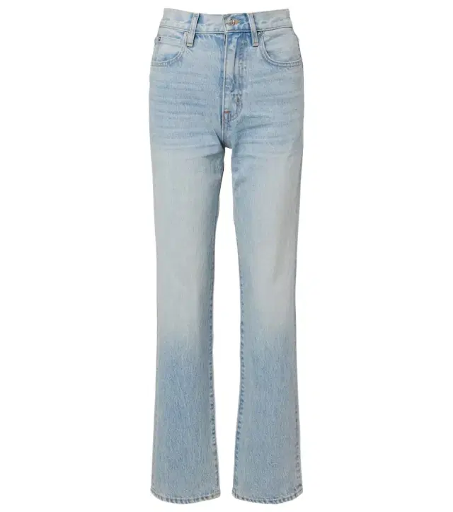 London high-rise straight jeans