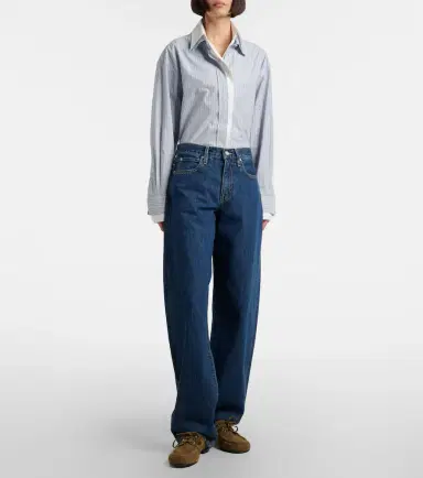 SLVRLAKE Tess Long low-rise barrel-leg jeans | Thumbnail 4