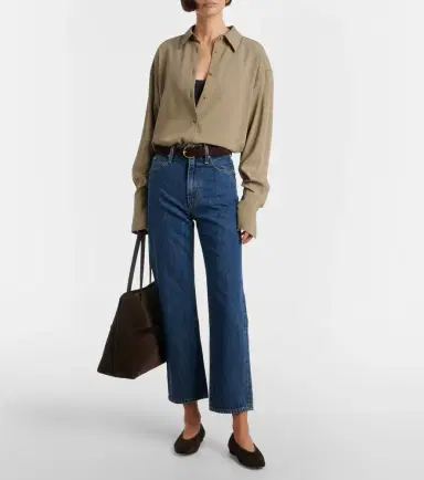 SLVRLAKE London cropped high-rise straight jeans | Thumbnail 3