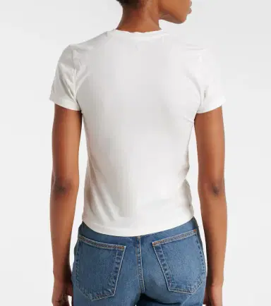 Slvrlake Fitted cotton-blend T-shirt | Thumbnail 2