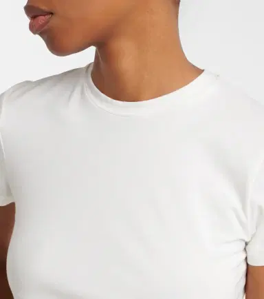 Slvrlake Fitted cotton-blend T-shirt | Thumbnail 4