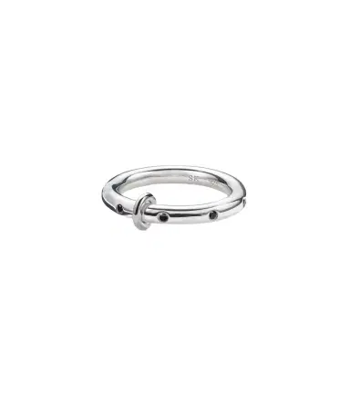 Spinelli Kilcollin Ovio sterling silver ring with diamonds | Thumbnail 1 Spinelli Kilcollin Ovio sterling silver ring with diamonds | Thumbnail 1