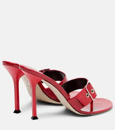 CHRISTEN Helix 95 patent leather thong sandals | Thumbnail 4