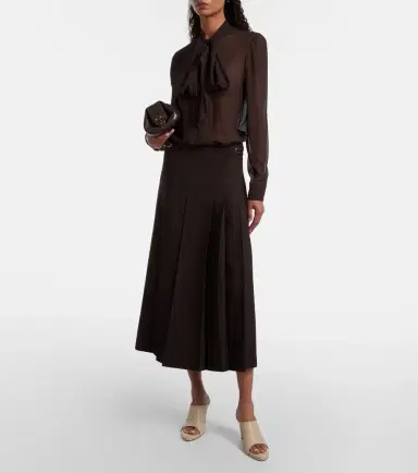 CHRISTEN Strap Stretch 75 leather wedge mules | Thumbnail 5 CHRISTEN Strap Stretch 75 leather wedge mules | Thumbnail 5