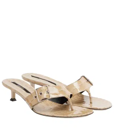 CHRISTEN Helix 35 patent leather thong sandals | Thumbnail 1 CHRISTEN Helix 35 patent leather thong sandals | Thumbnail 1