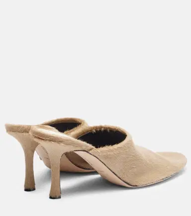 CHRISTEN Elipse 75 calf hair mules | Thumbnail 2