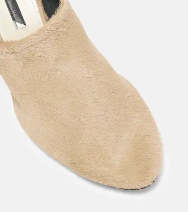 CHRISTEN Elipse 75 calf hair mules | Thumbnail 3