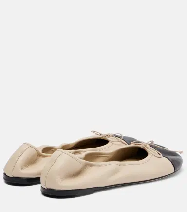 CHRISTEN Tabi leather ballet flats | Thumbnail 4