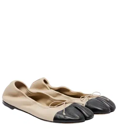 CHRISTEN Tabi leather ballet flats | Thumbnail 1