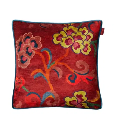Etro Nimphea floral velvet cushion | Thumbnail 1