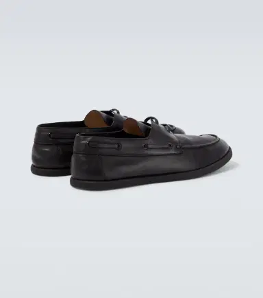 The Row Novus leather boat shoes | Thumbnail 3 The Row Novus leather boat shoes | Thumbnail 3
