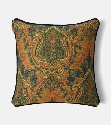 Etro Deosai paisley jacquard cushion | Thumbnail 2