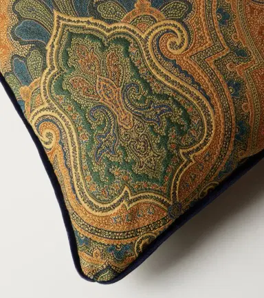 Etro Deosai paisley jacquard cushion | Thumbnail 3