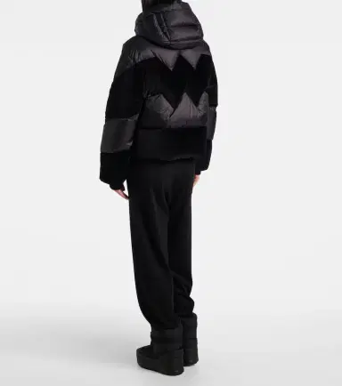 Bogner Cathy velvet-trimmed down jacket | Thumbnail 2
