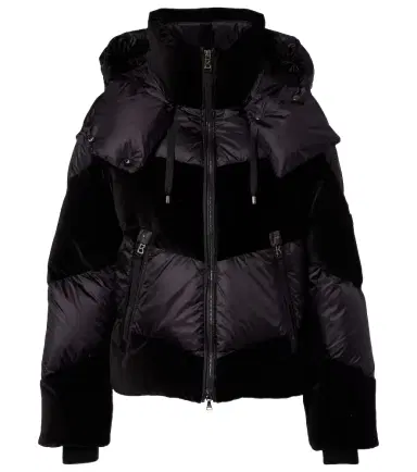 Bogner Cathy velvet-trimmed down jacket | Thumbnail 1