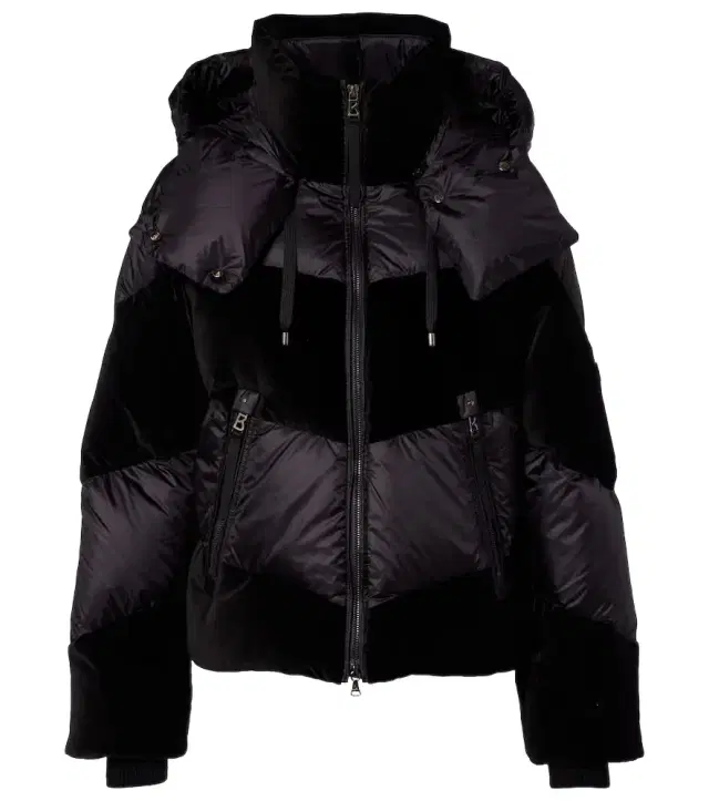 Bogner Cathy velvet-trimmed down jacket