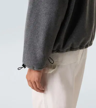 Miu Miu Logo fleece sweatshirt | Thumbnail 5 Miu Miu Logo fleece sweatshirt | Thumbnail 5